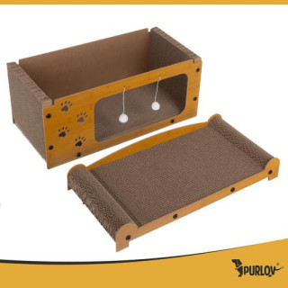 Praskalnik za mačke - nadstropna hiša