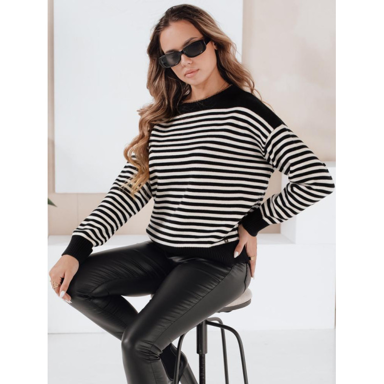 Ženski črtast pulover MY2524