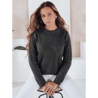 Temno siv ženski pulover MY2526