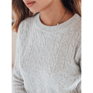 Svetlo siv ženski pulover MY2528