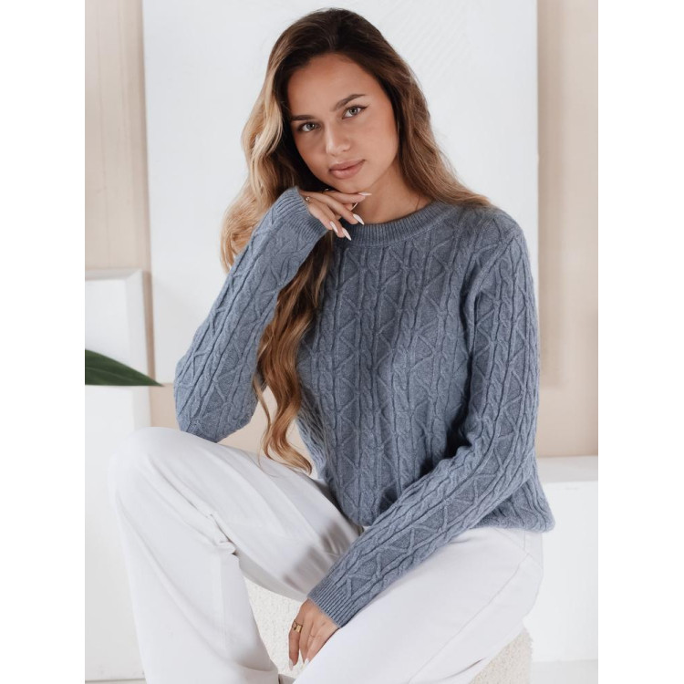 Modri ženski pulover MY2530