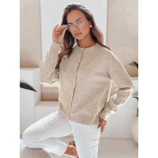 Bež ženski pulover z gumbi MY2514