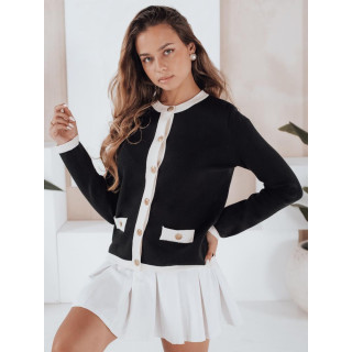 Črn elegantni ženski pulover MY2558