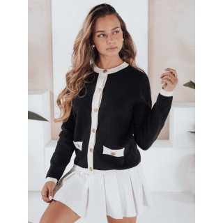 Črn elegantni ženski pulover MY2558