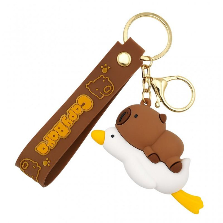 Obesek s kapibaro in gosjo