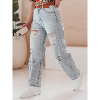 Ženske široke kavbojke s pasom UY2683