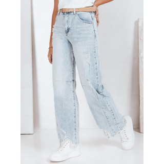 Svetlo modre ženske široke kavbojke UY2431