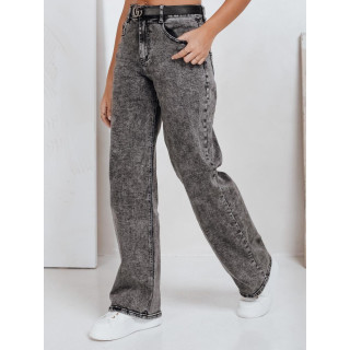 Ženske široke črne kavbojke UY2747