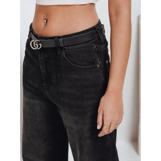 Ženske črne balonske kavbojke UY2741