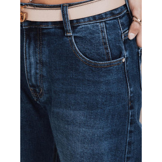 Modre ženske široke kavbojke UY2784