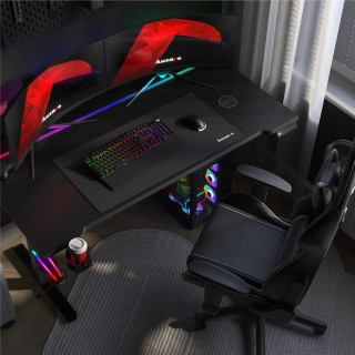 Črna električna miza Huzaro Hero 8.7 RGB LED