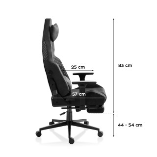 Črn igralni stol Huzaro FORCE 8.1 BLACK