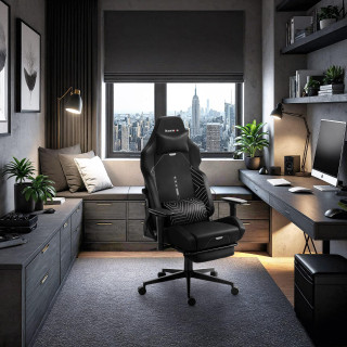 Črn igralni stol Huzaro FORCE 8.1 BLACK