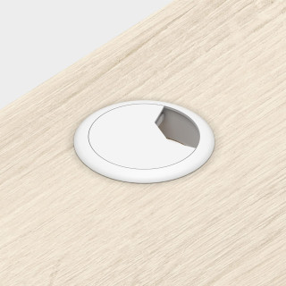 Bela električno nastavljiva pisalna miza Mark Adler LEADER 8.0 WHITE