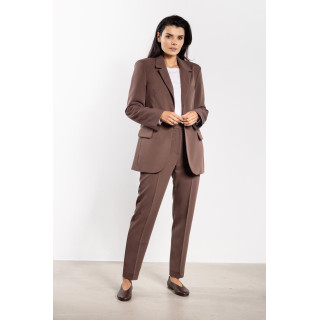 Ženska ohlapna rjava jakna