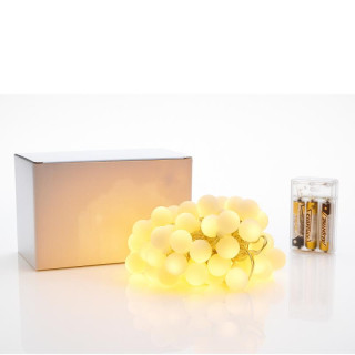 Notranje/zunanje kroglične luči 71 LED - toplo bela