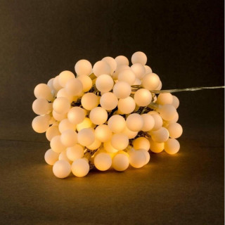 Notranje/zunanje kroglične luči 71 LED - toplo bela