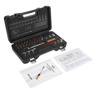 Momentni ključ 1/4" 5–25 Nm, komplet 32 kosov KD11394