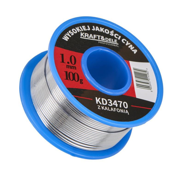 Pločevinka s kolofonijo 1 mm 100 g KD3470