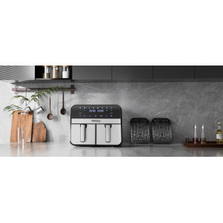 Cvrtnik na vroč zrak 9 l 2500 W dve komori + LCD KD4180