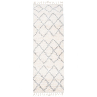 Kremna kosmata preproga