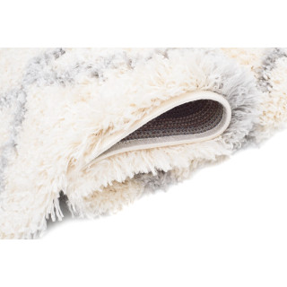 Kremna kosmata preproga