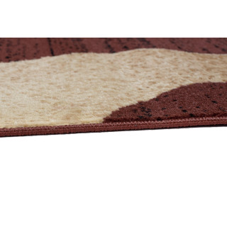 Rjava preproga z abstraktnim vzorcem