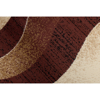 Rjava preproga z abstraktnim vzorcem