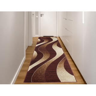 Rjava preproga z abstraktnim vzorcem