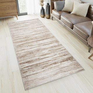 Krem moderna vzorčasta preproga