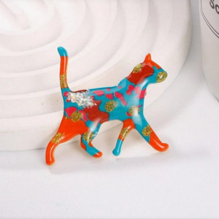 Broška z mavričnim muckom