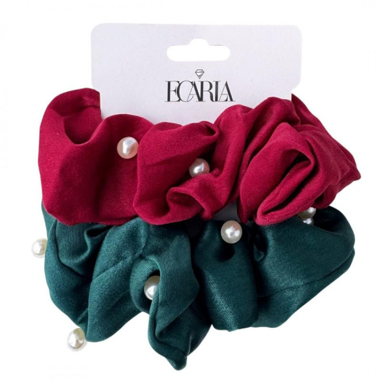 Komplet dveh lasnih gumic z biseri