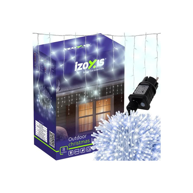 Zunanje luči 500 LED diod 22,5 m v hladno beli barvi
