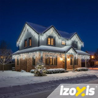 Zunanje luči 500 LED diod 22,5 m v hladno beli barvi