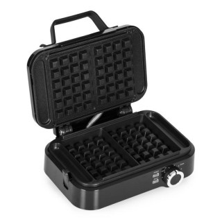 Pekač za vaflje s premazom proti prijemanju za 2 velika vaflja