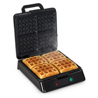 Pekač za vaflje s premazom proti prijemanju za 4 velike vaflje 1080–1300 W, KADEN