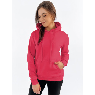 Roza ženska jopa s kapuco BY1164