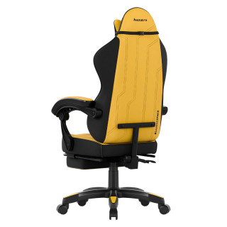 Rumen igralni stol Huzaro FORCE 3.7 YELLOW z naslonom za noge
