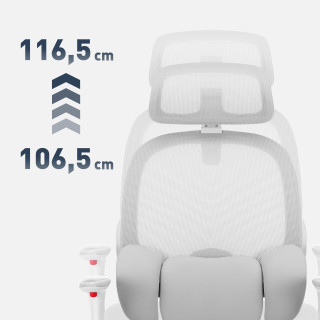 Siv ergonomski otroški stol Mark Adler Junior 6.3 Grey