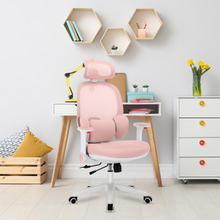 Otroški roza ergonomski stol Mark Adler Junior 6.3 Pink