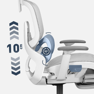 Siv ergonomski stol Mark Adler EXPERT 9.3 GREY