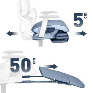 Siv ergonomski stol Mark Adler EXPERT 9.3 GREY