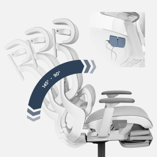 Siv ergonomski stol Mark Adler EXPERT 9.3 GREY