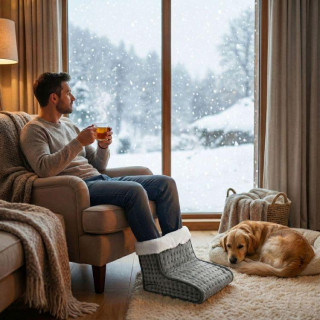 Električni grelec za noge z daljinskim upravljalnikom