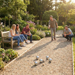 Komplet kroglic za petanko - 6 kosov + etui