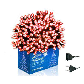 Božične rdeče LED lučke - 500 LED/32 m
