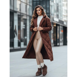 Ženska zimska jakna v rjavi barvi TY4917z