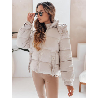 Ženska zimska bež jakna TY5066