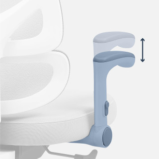 Siv otroški stol Mark Adler Junior 5.3 Grey