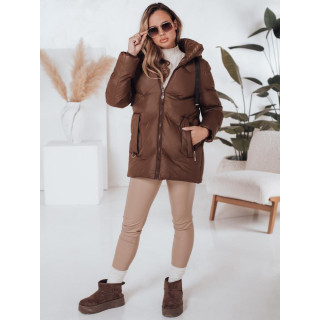 Zimska rjava ženska jakna TY4998